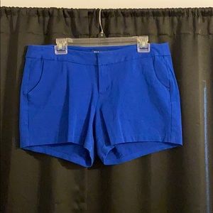 Old Navy bright blue shorts.